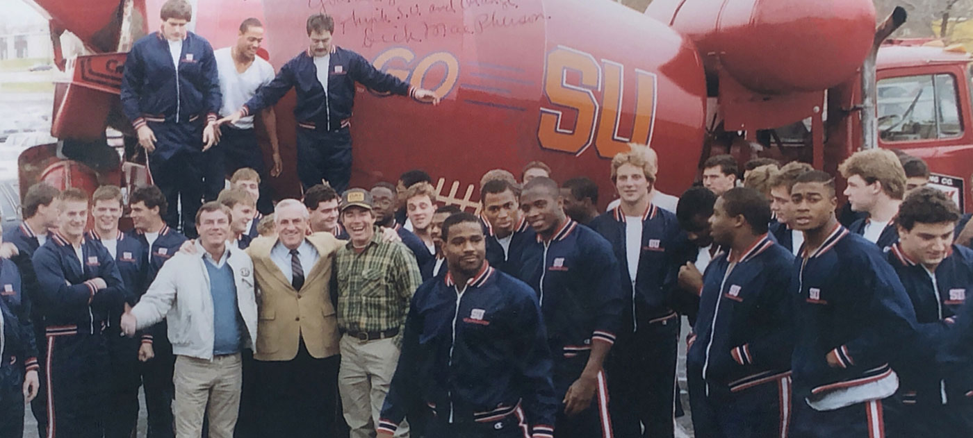 Clark Equipment with Syracuse Football Team