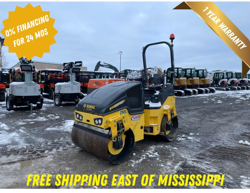 **BOMAG BW120AD-5 47in. DOUBLE DRUM ROLLER